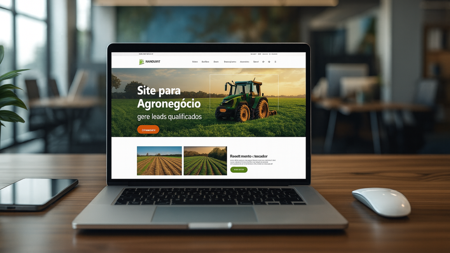 Site para o agronegócio