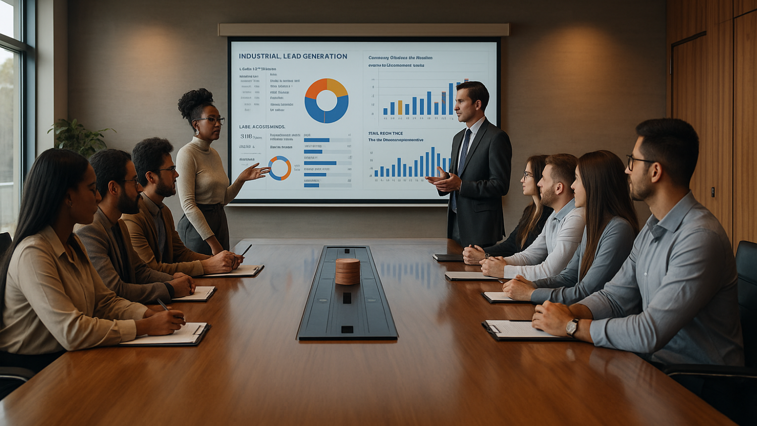 Geração de leads industriais